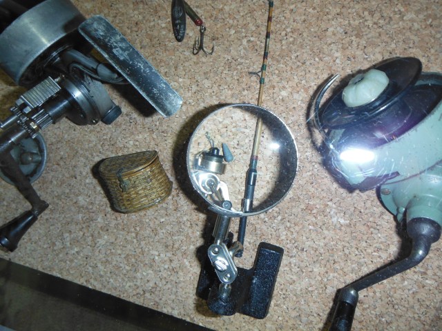 One of my favourite things: a miniature fishing reel for the rivers of Lilliput.