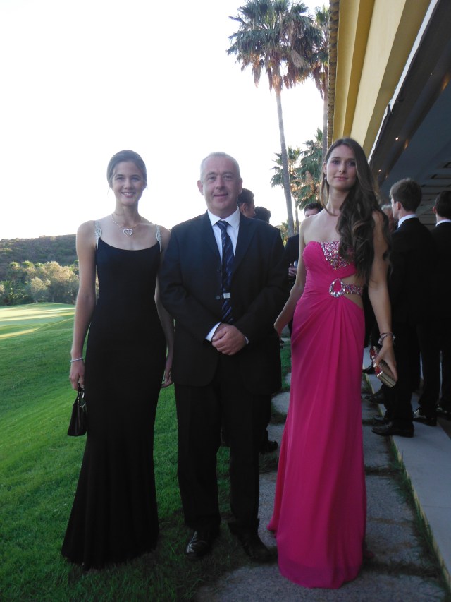 On the left is Clarinde and on the right is Théa. These girls left last year and received 9 A levels between them, all of them A*