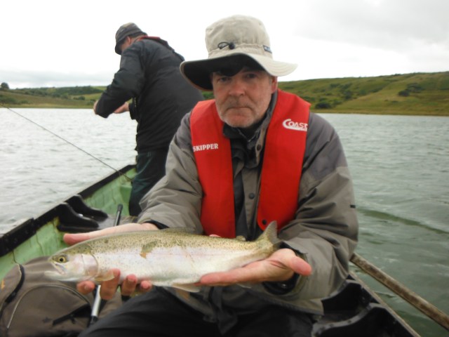 Mark´s face is a picture of jubilation! After a few days of hard fishing his whiskers grow and he looks a bit like Desperate Dan.