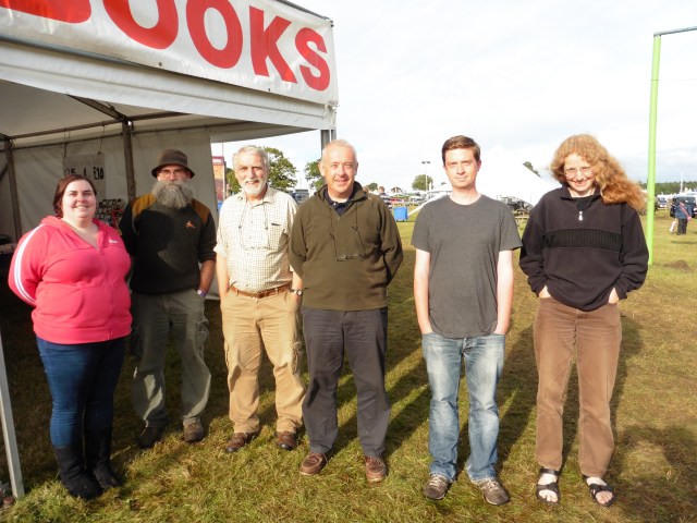 A motley crew. Left to right: Marion, Ken, Paul Morgan, moi, Luke and Jane