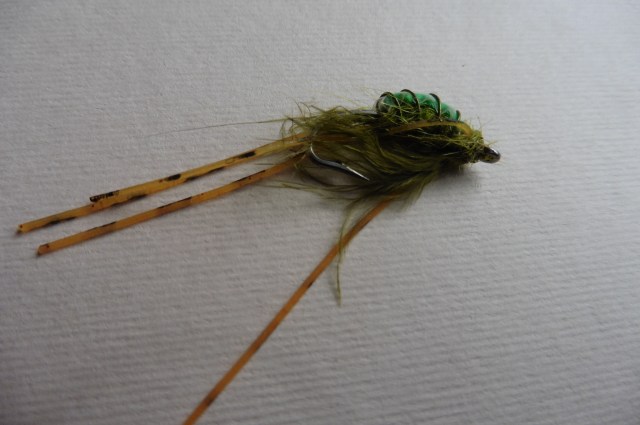 Dave´s rubbery "beast." This carried plenty of ballast and was plenty lively when twitched  back.